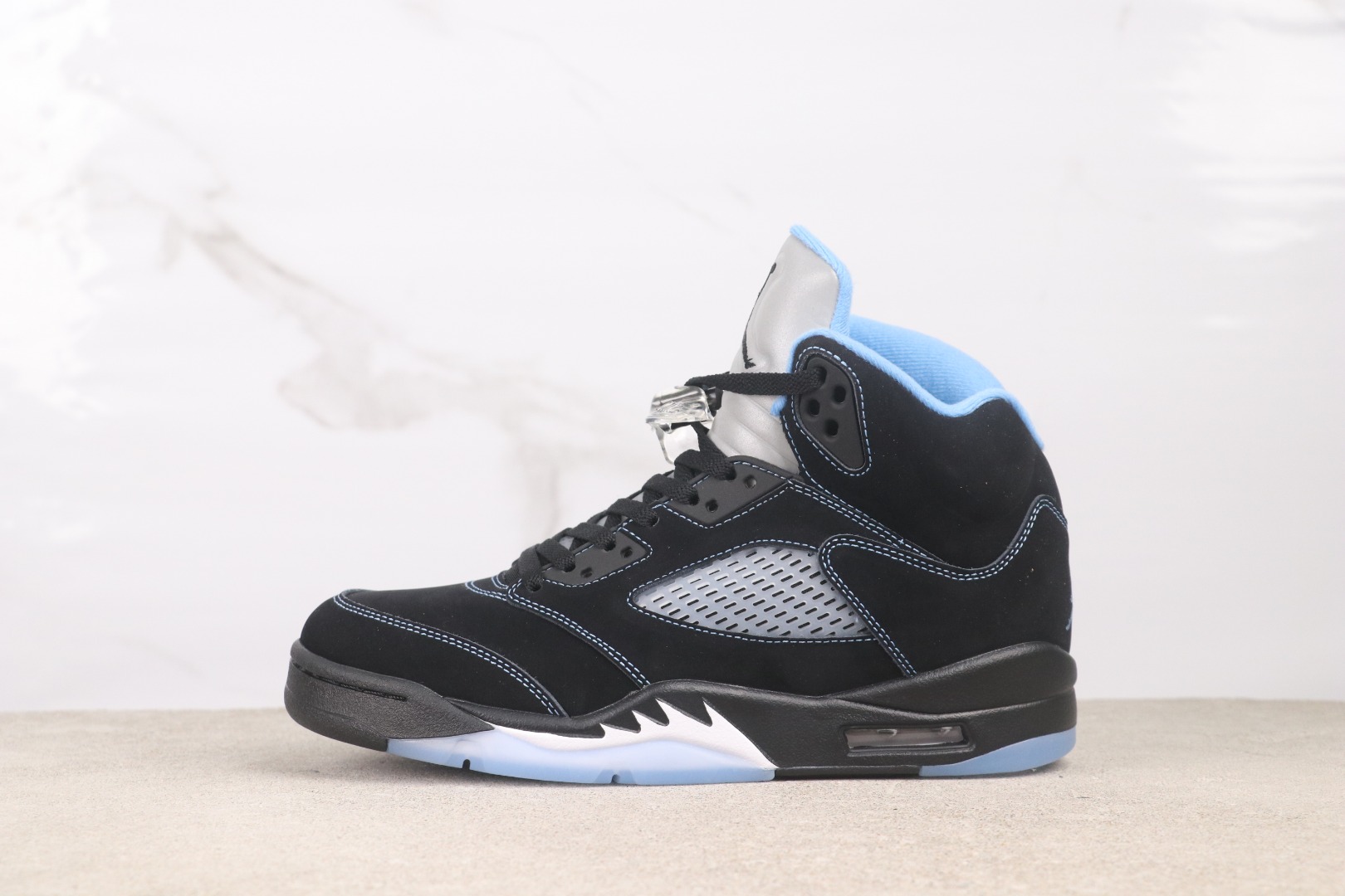 Men's Running Weapon Air Jordan 5 Black Shoes 0119